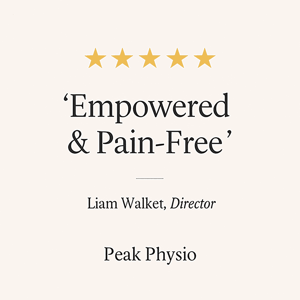 Peak Physio — AI-generated social post