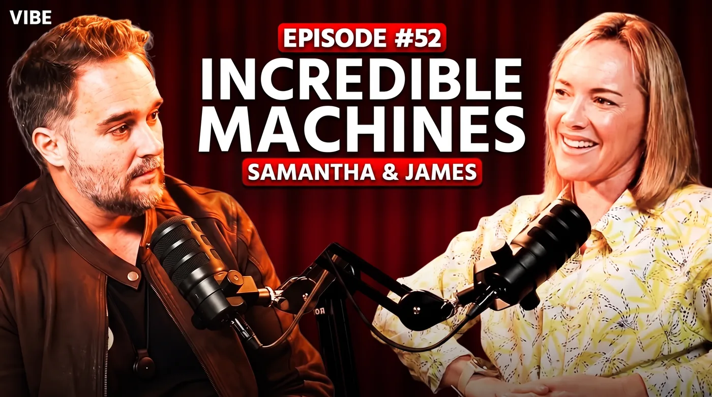 Incredible Machines Podcast — an Instagram post for VIBE