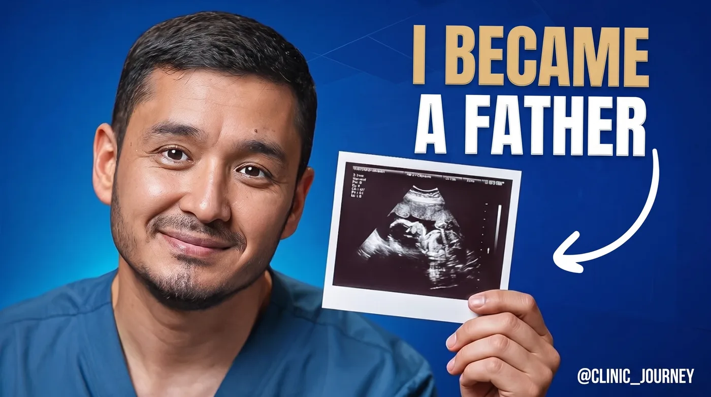 I Became A Father — an Instagram post for CLINIC_JOURNEY