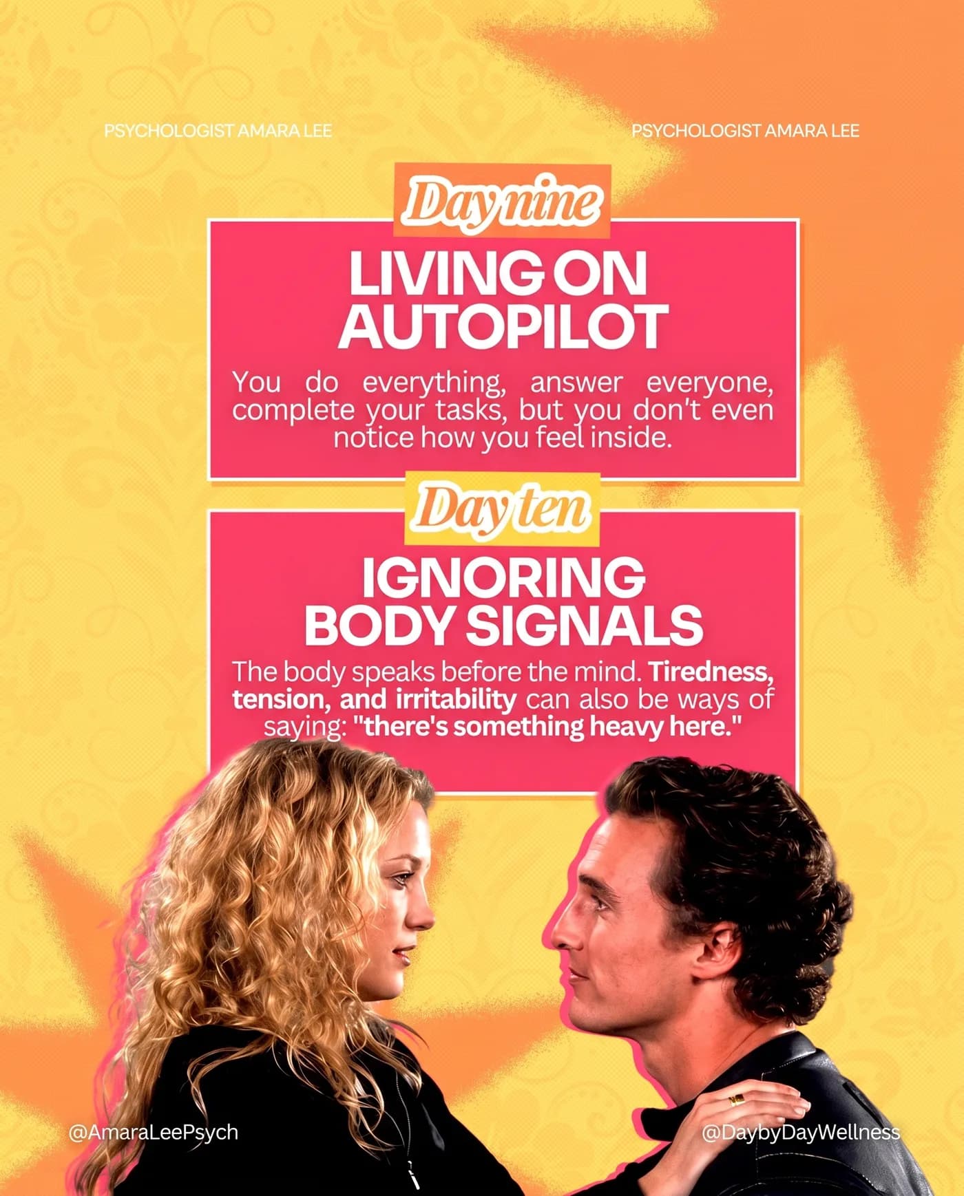 Living On Autopilot — an Instagram post for Amara Lee
