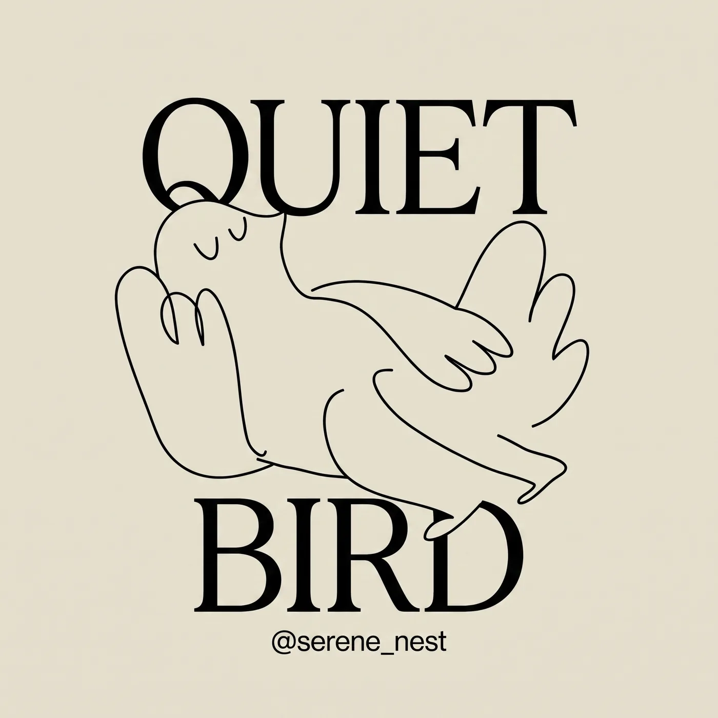 Quiet Bird — an Instagram post for @serene_nest