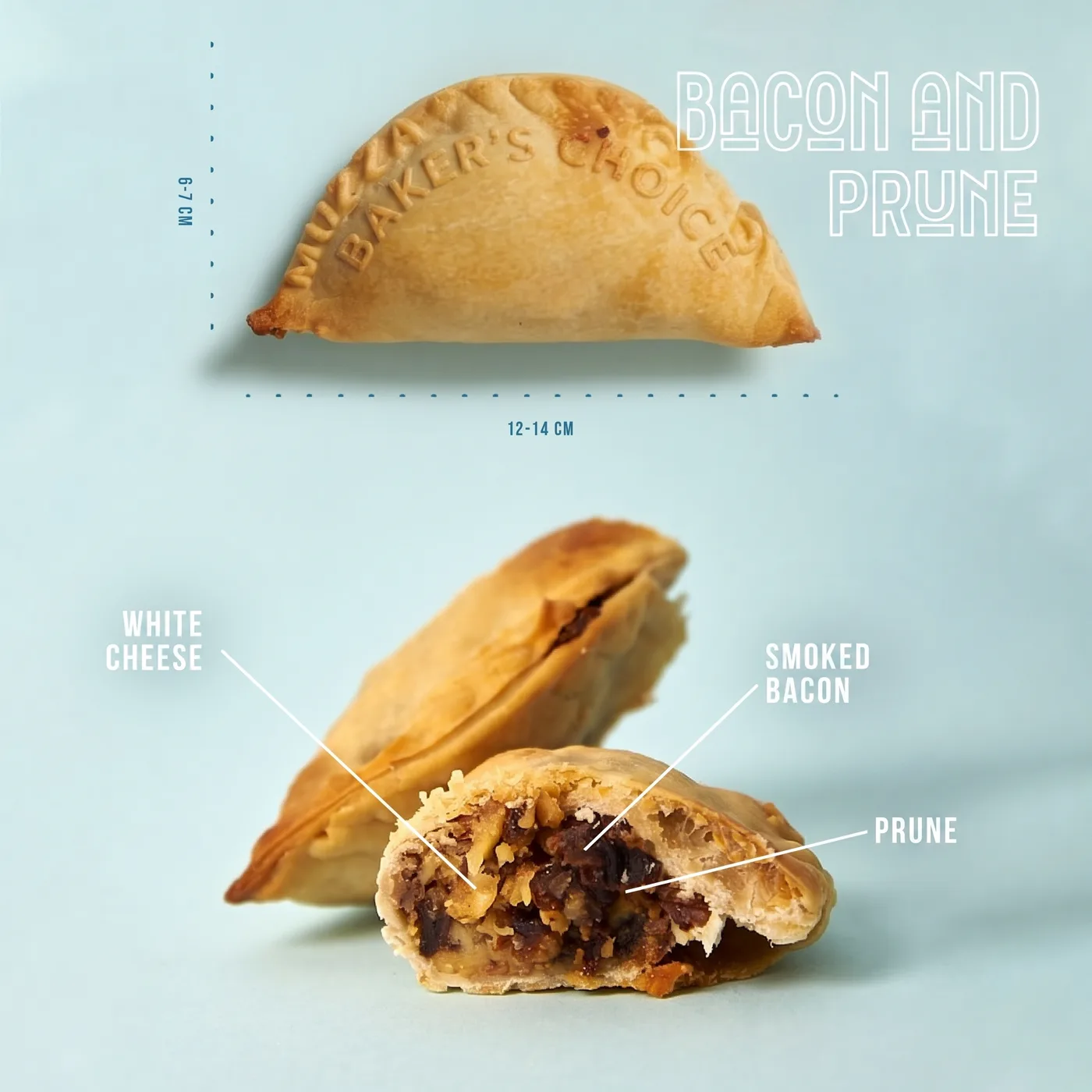 Bacon Prune Pastry — an Instagram post for Muzza Baker's Choice