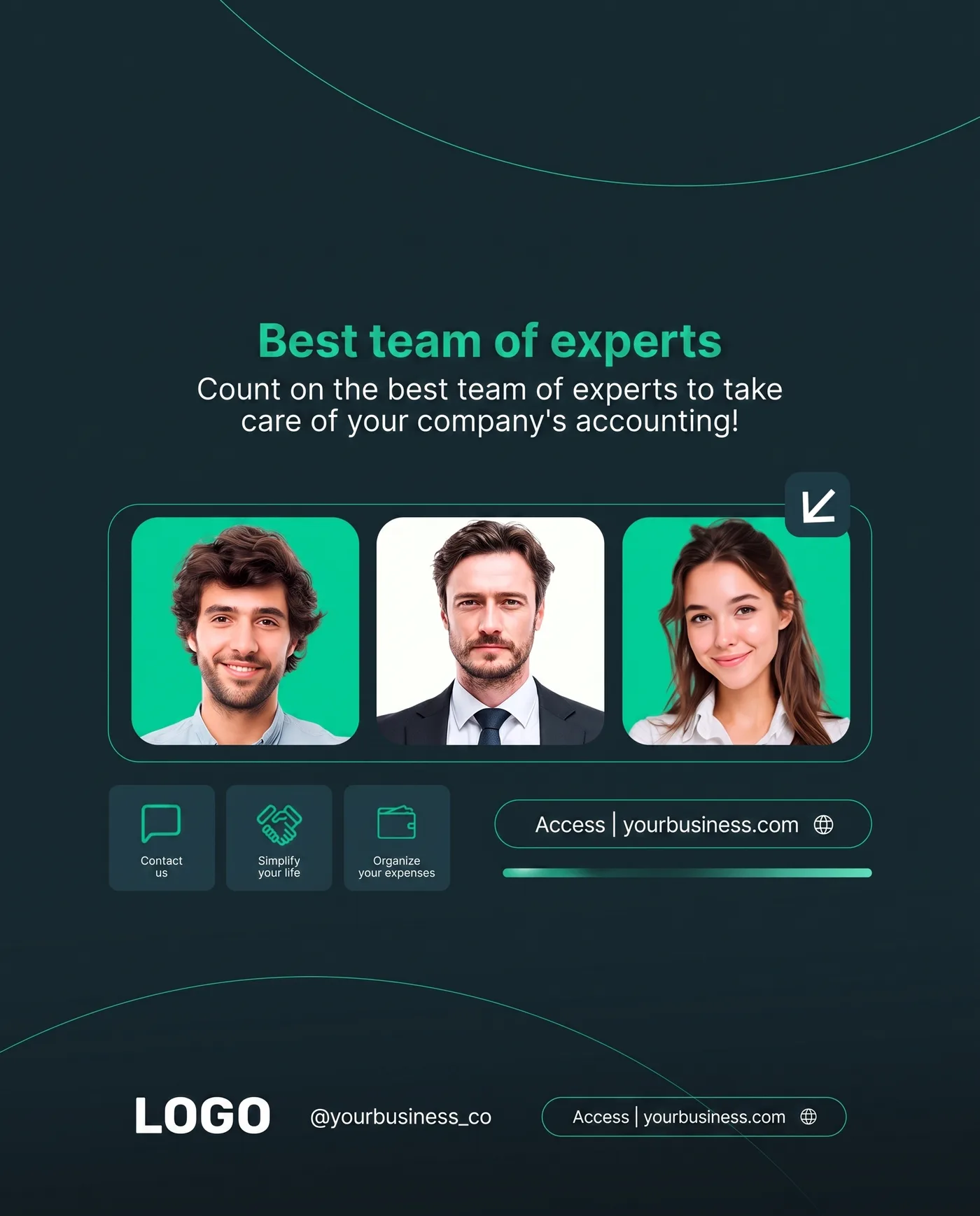 Expert Accounting Team — an Instagram post for LOGO