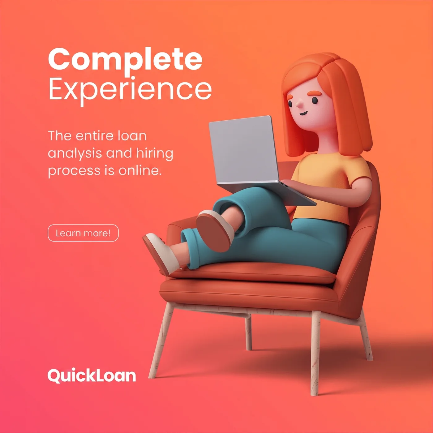 Complete Experience — an Instagram post for QuickLoan