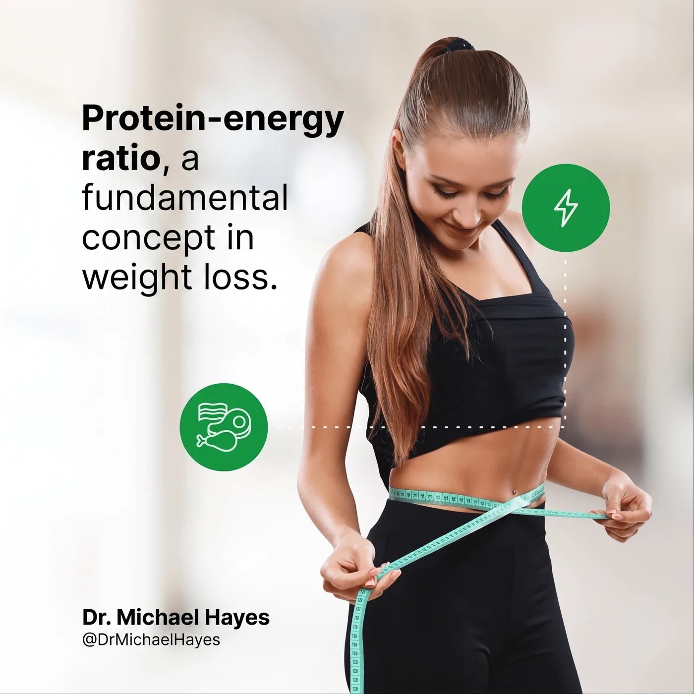 Protein Energy Ratio — an Instagram post for Dr. Michael Hayes