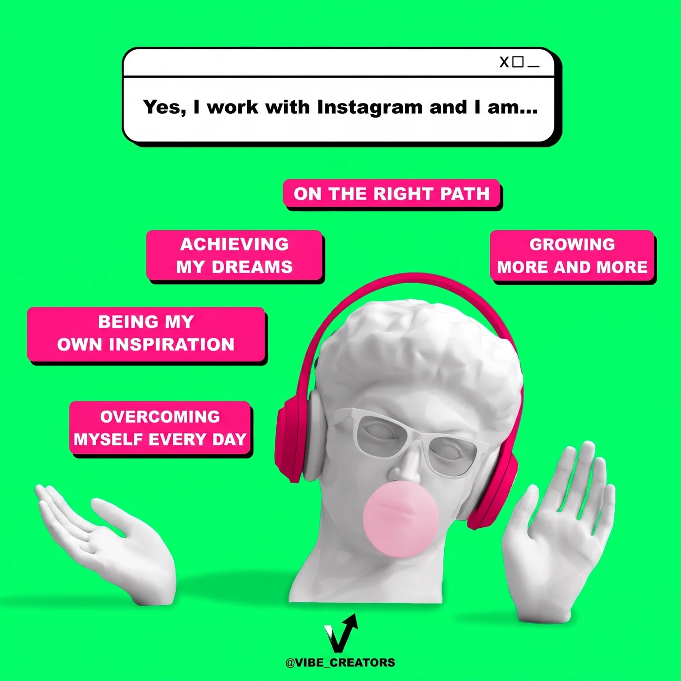 Instagram Affirmations — an Instagram post for VIBE_CREATORS