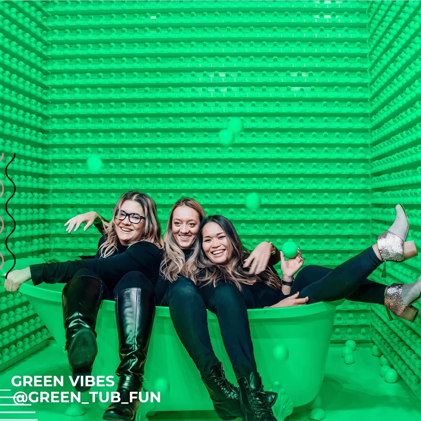 Green Vibes Fun — an Instagram post for @GREEN_TUB_FUN