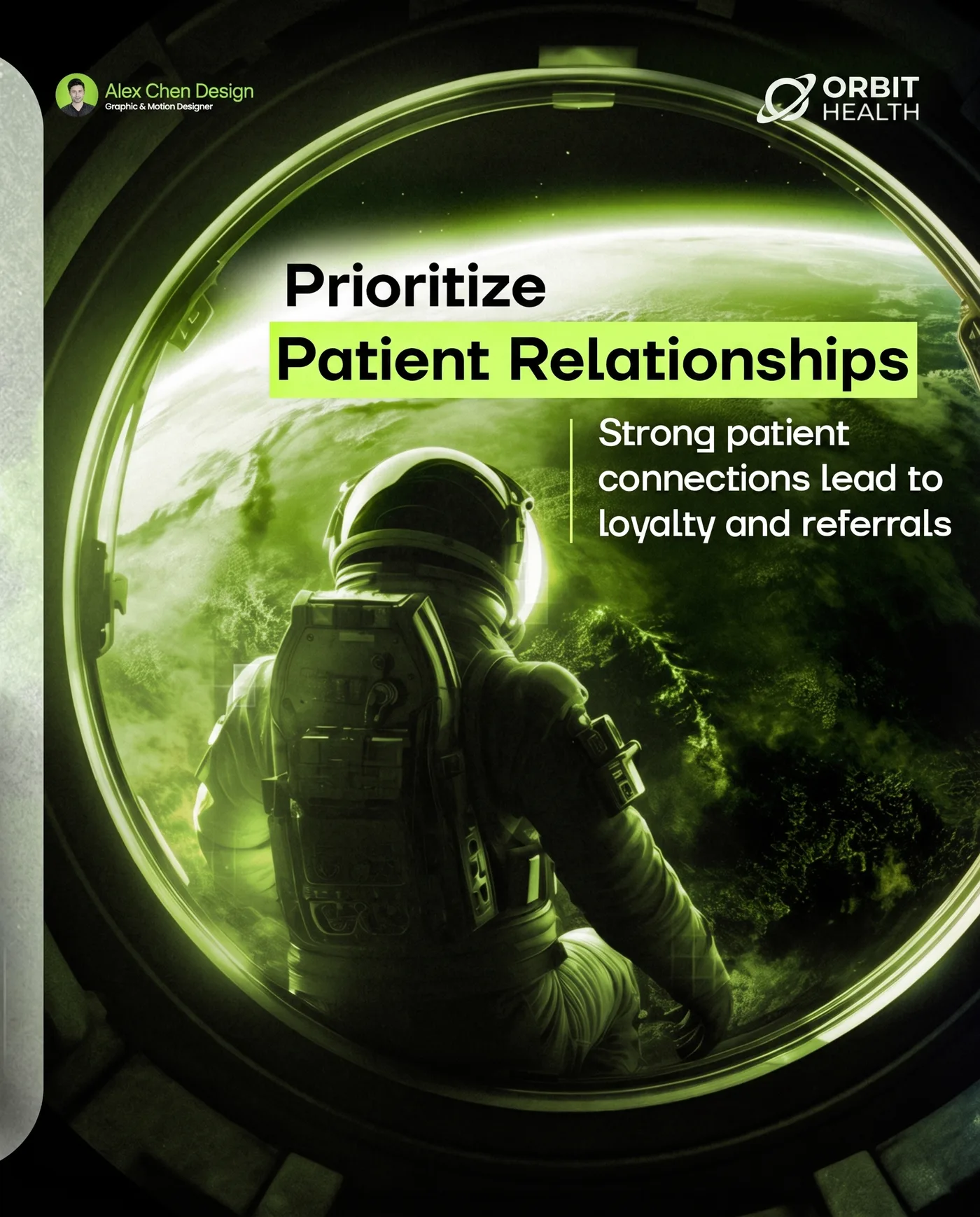 Patient Relationships — an Instagram post for ORBIT HEALTH