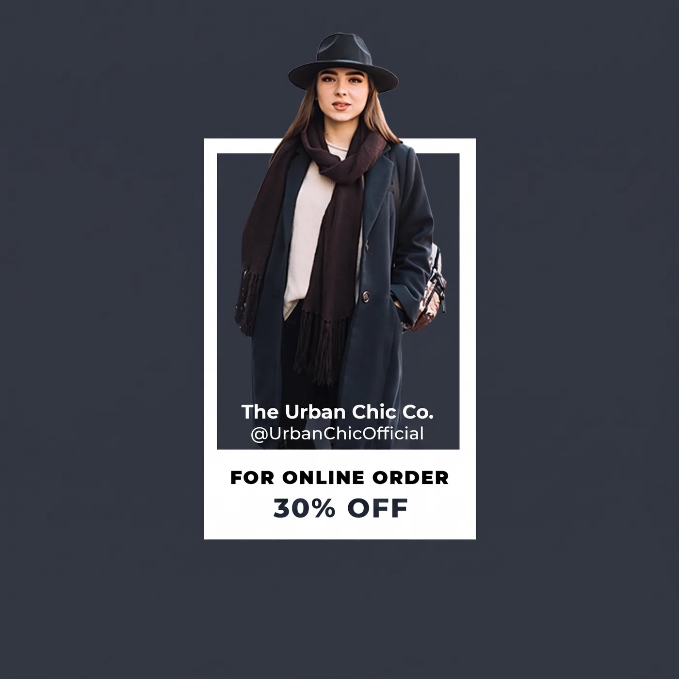 Urban Chic Discount — an Instagram post for The Urban Chic Co.