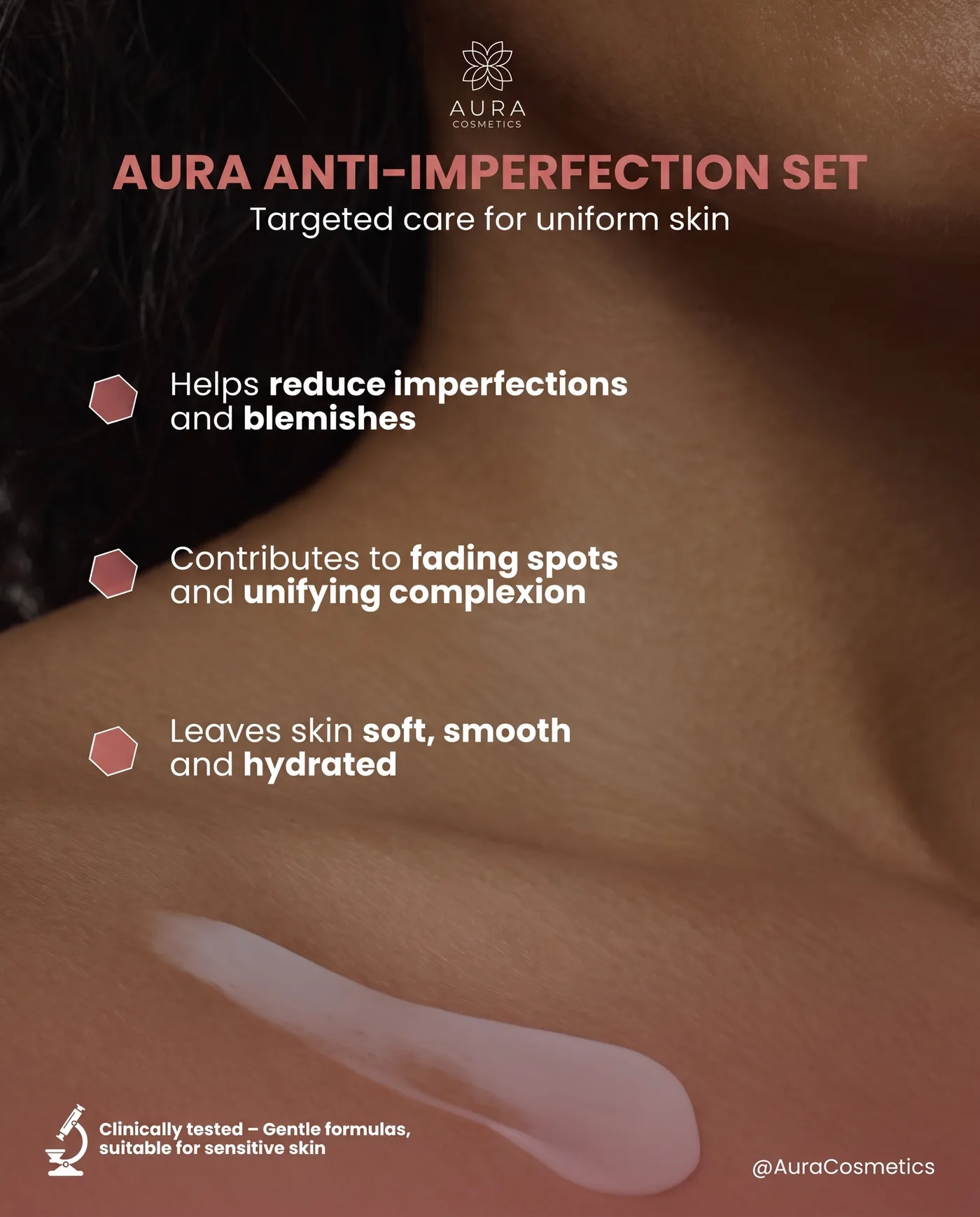 Aura Anti-Imperfection Set — an Instagram post for AURA COSMETICS
