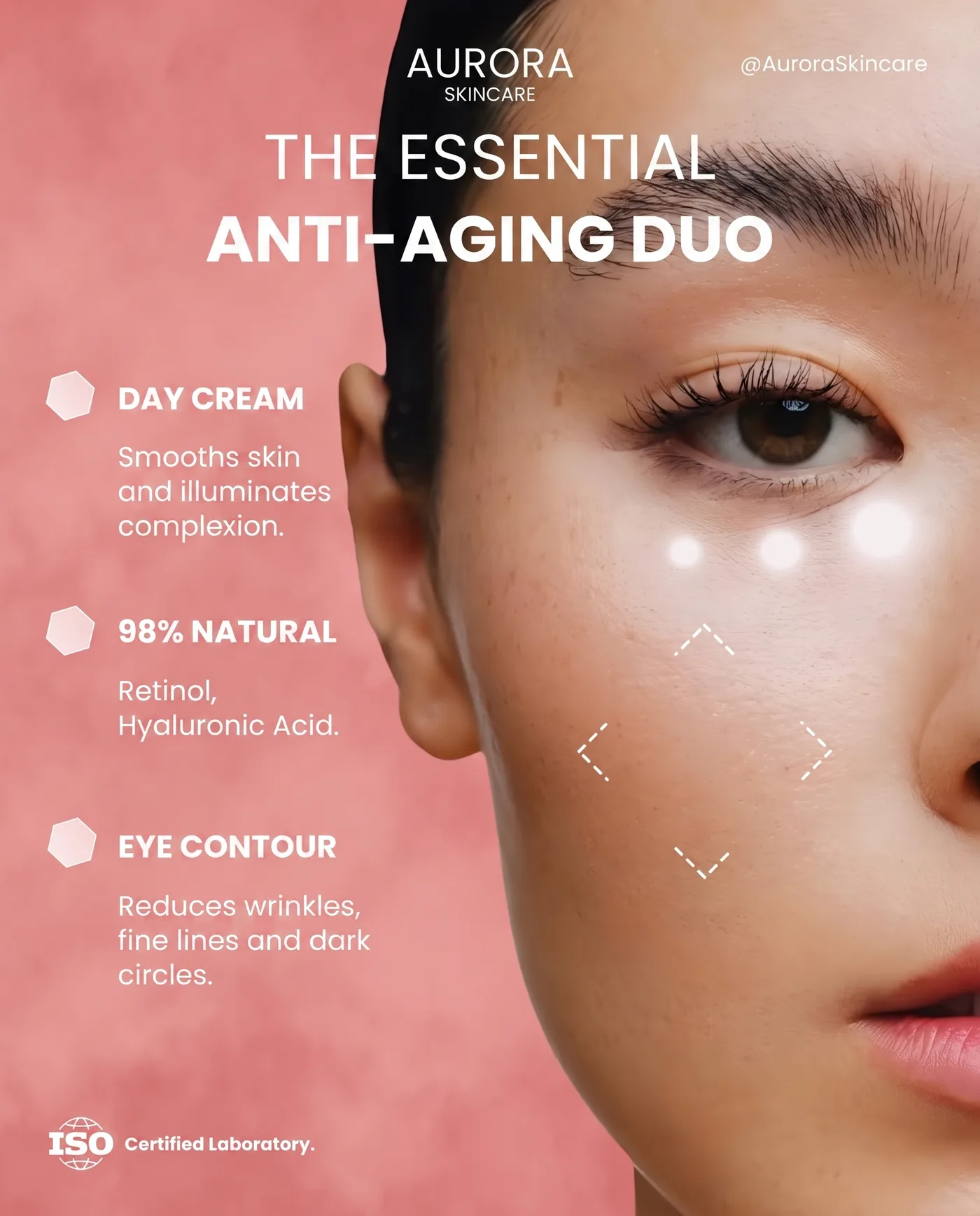 Essential Anti-Aging Duo — an Instagram post for AURORA SKINCARE