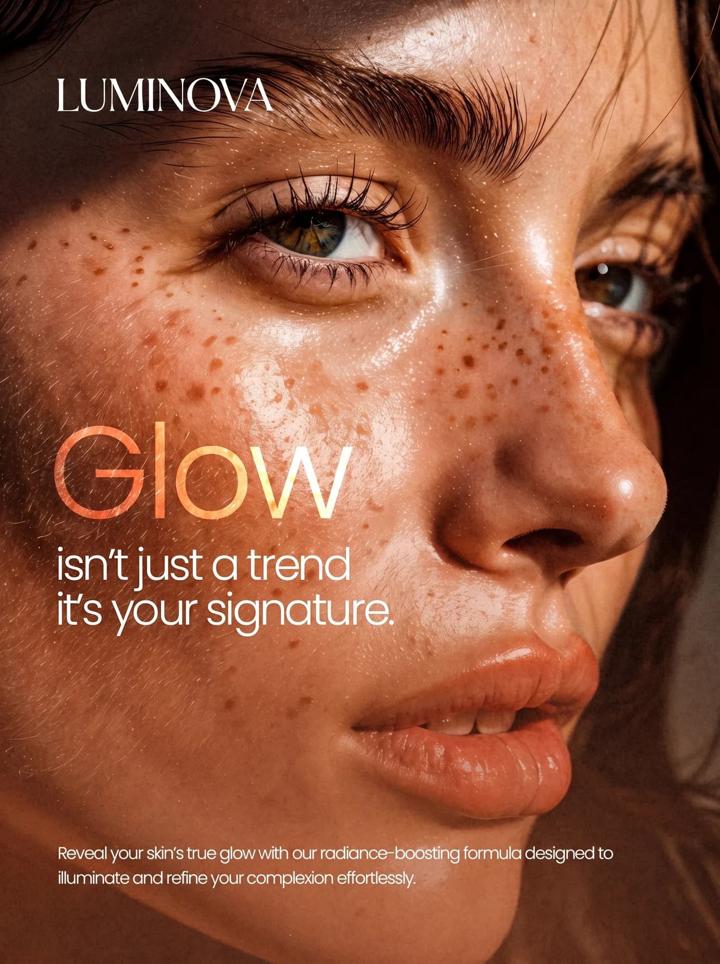 Your Signature Glow — an Instagram post for LUMINOVA