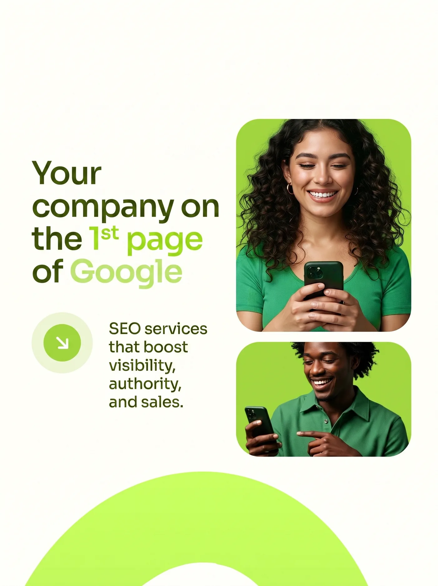 First Page Google — an Instagram post