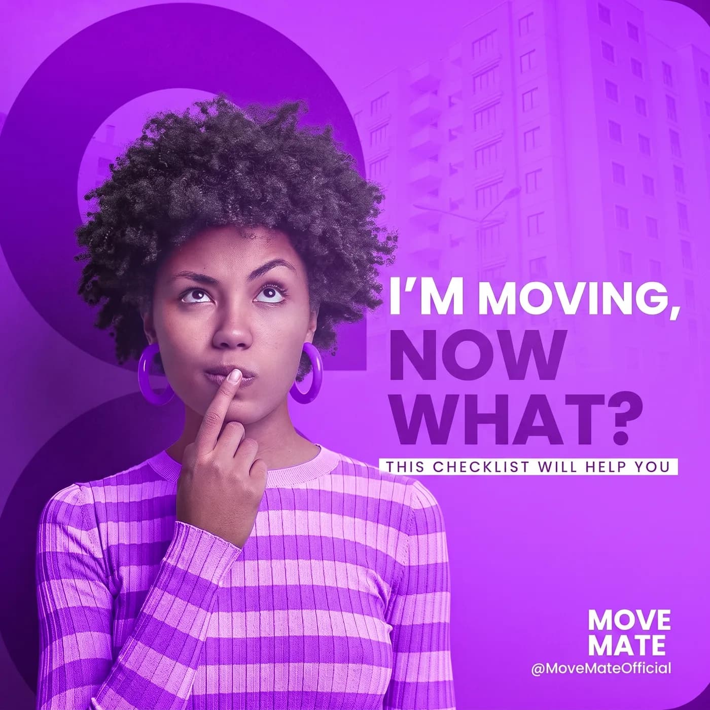 I'm Moving Now What — an Instagram post for MOVE MATE
