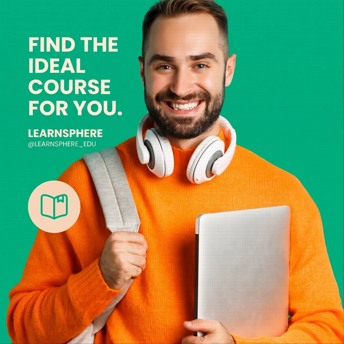 Find Ideal Course — an Instagram post for LEARNSPHERE