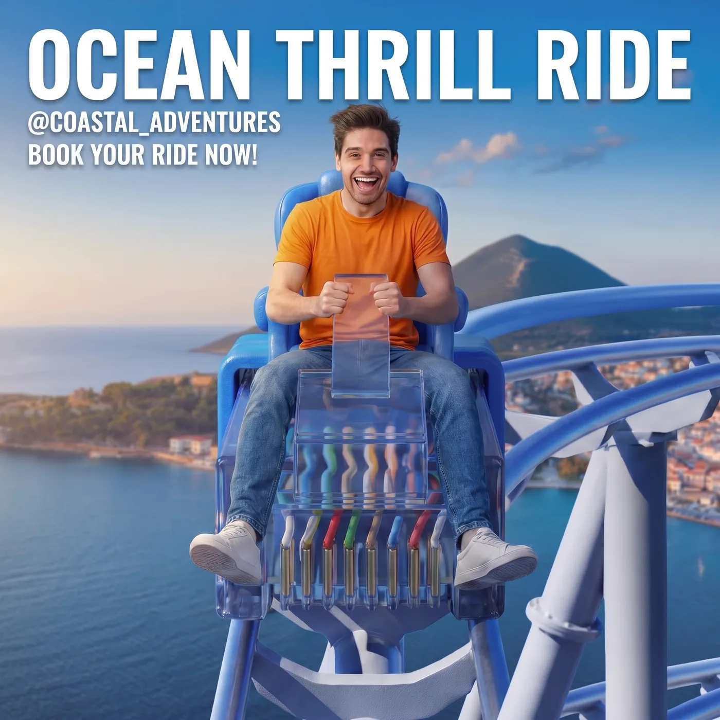 Ocean Thrill Ride — an Instagram post for @COASTAL_ADVENTURES