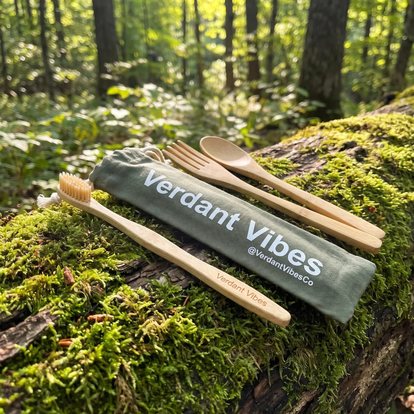 Eco Friendly Essentials — an Instagram post for Verdant Vibes