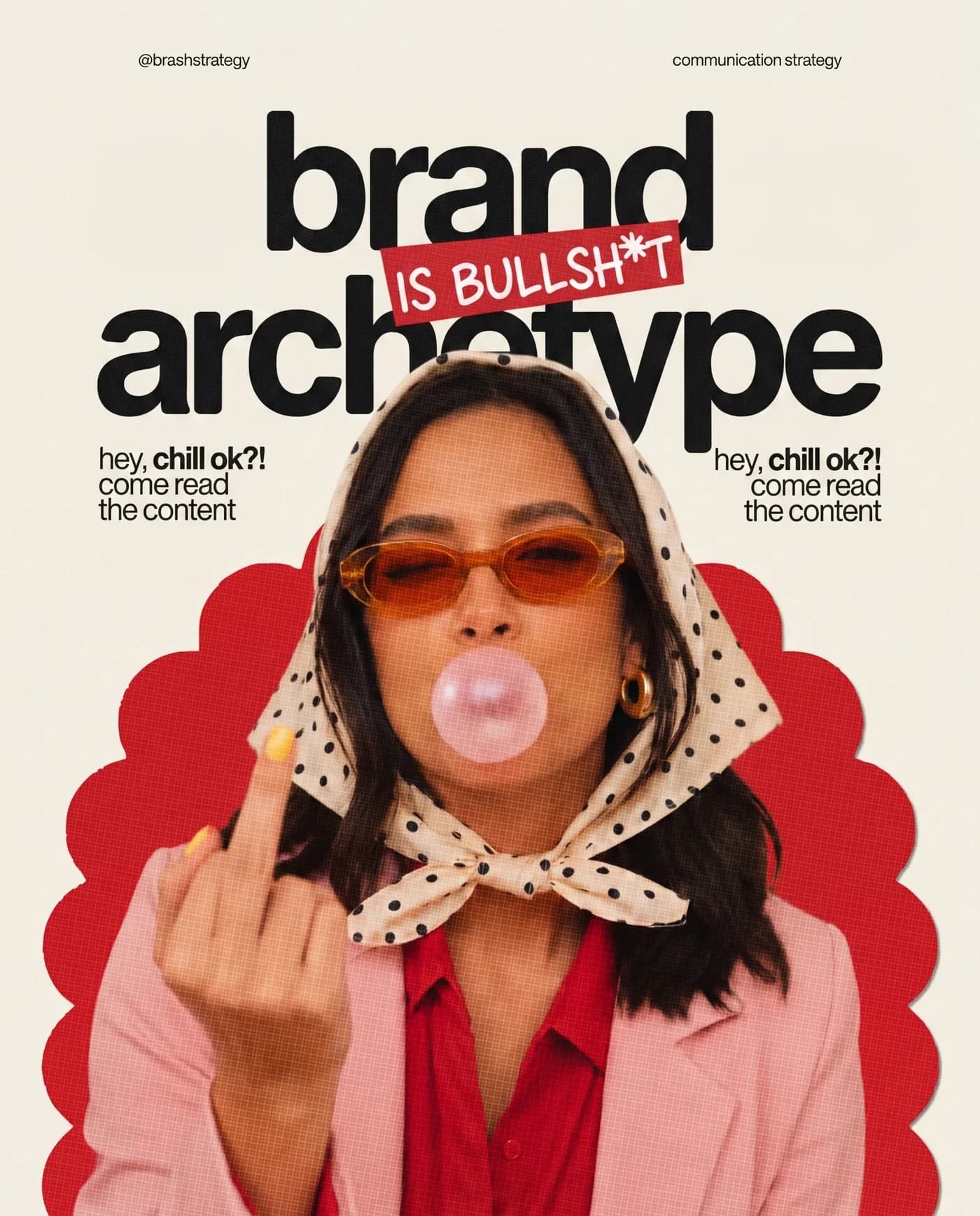 Brand Archetype Bullshit — an Instagram post for @brashstrategy