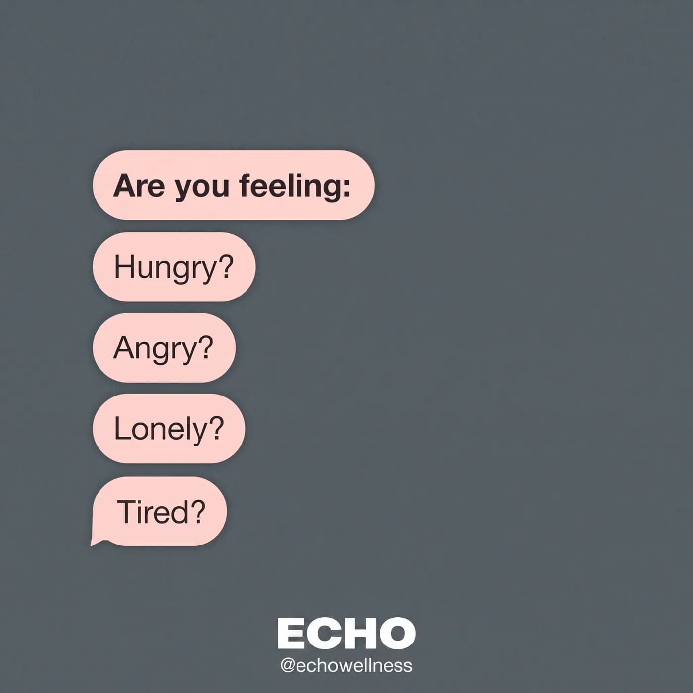 Are You Feeling — an Instagram post for ECHO