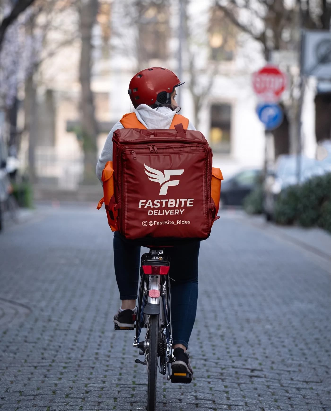 Fastbite Delivery Rider — an Instagram post for FASTBITE