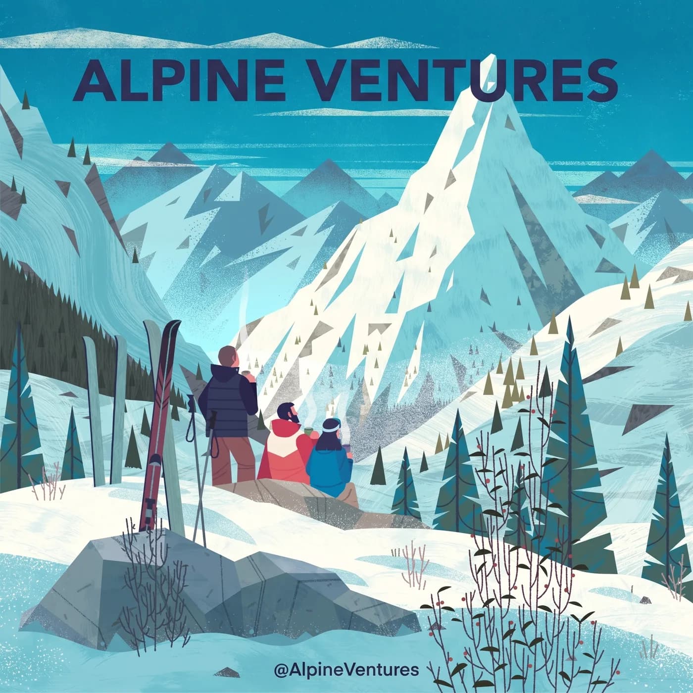Alpine Mountain Adventure — an Instagram post for ALPINE VENTURES