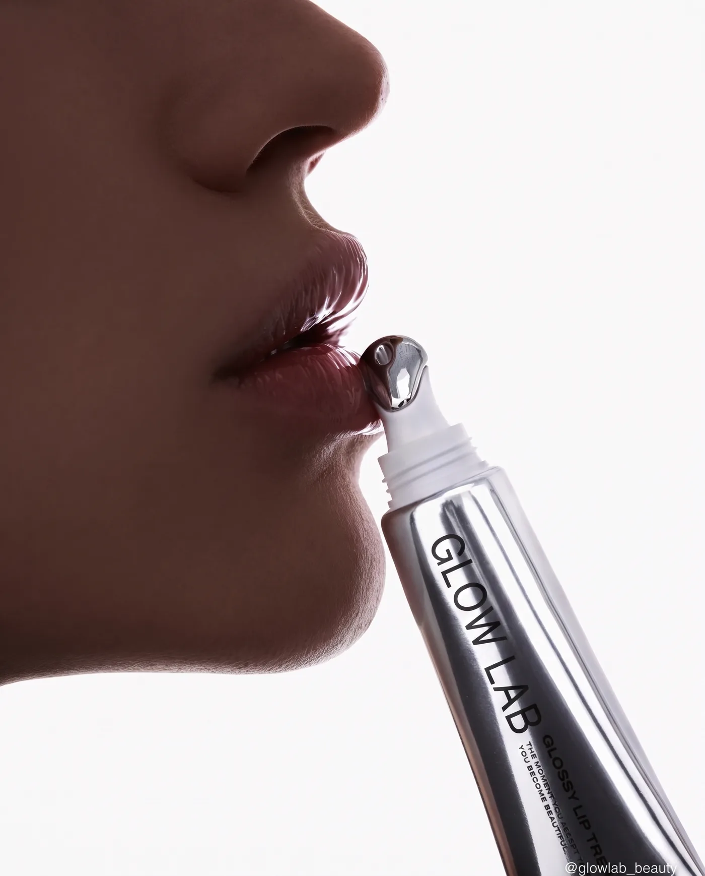 Glossy Lip Treatment — an Instagram post for GLOW LAB
