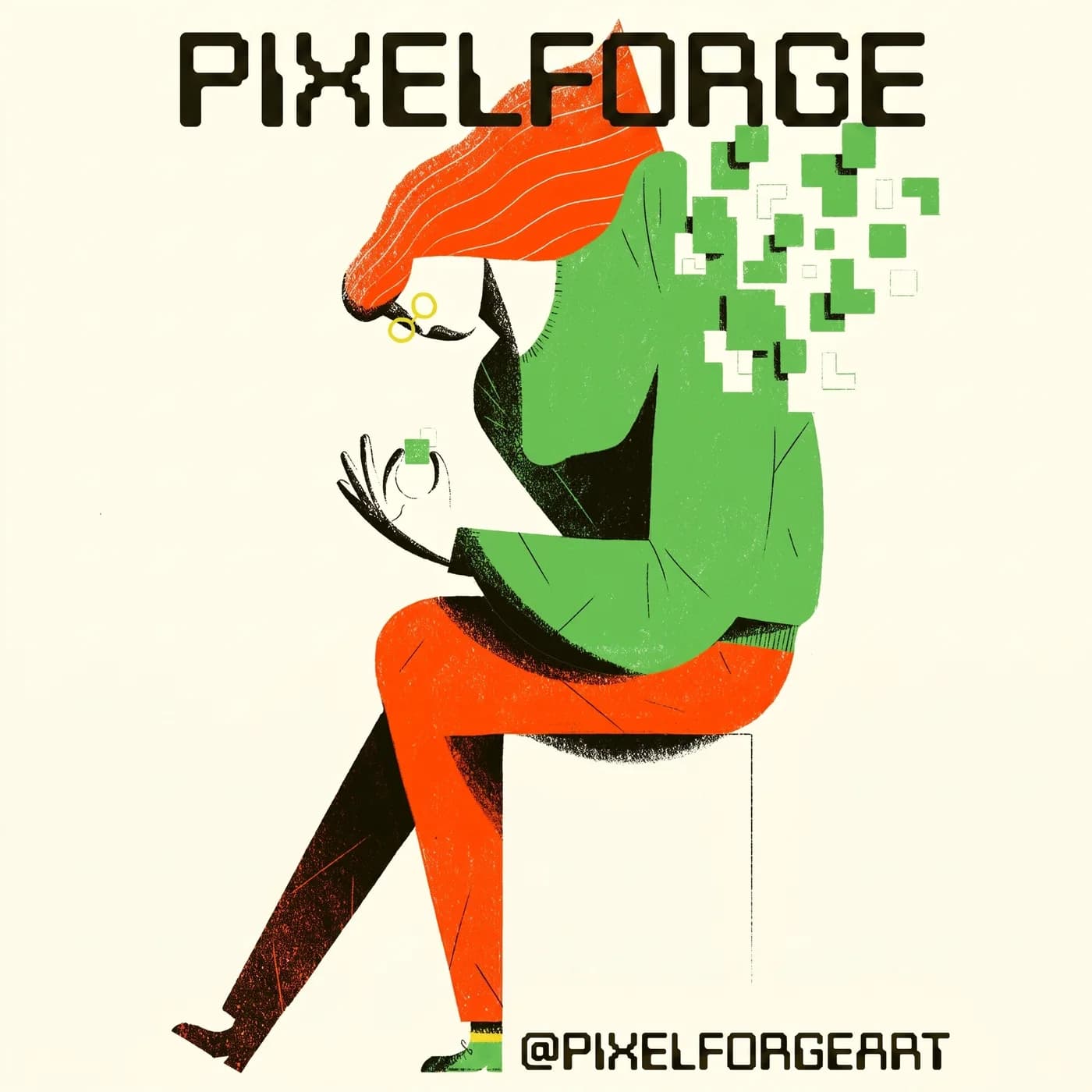 Pixelforge Illustration — an Instagram post for PIXELFORGE