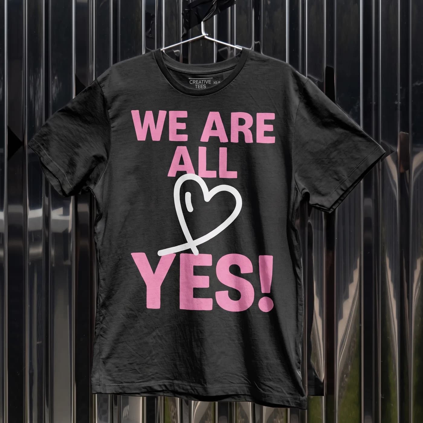 We Are All Yes — an Instagram post for CREATIVE TEES