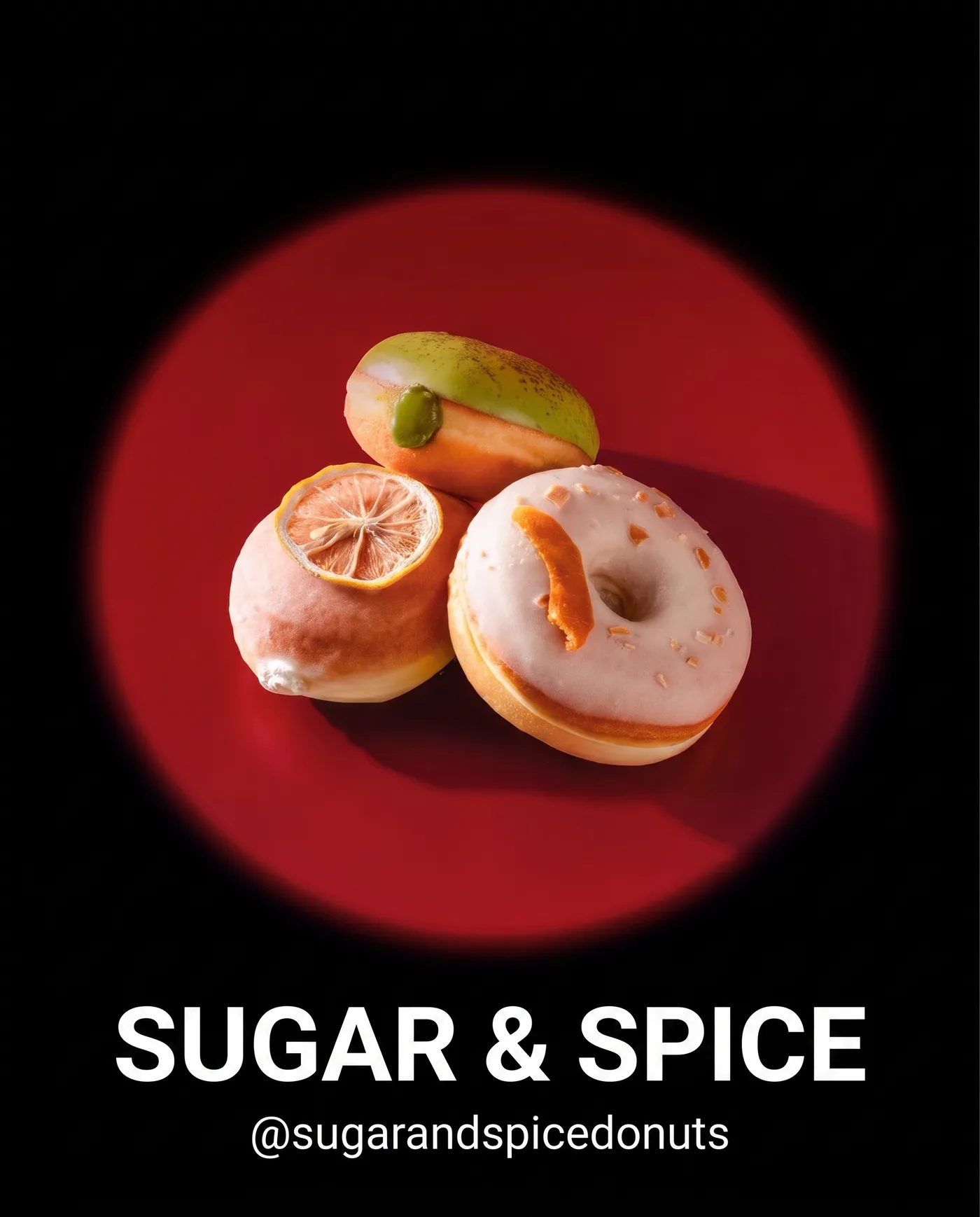 Sugar & Spice Donuts — an Instagram post for Sugar & Spice