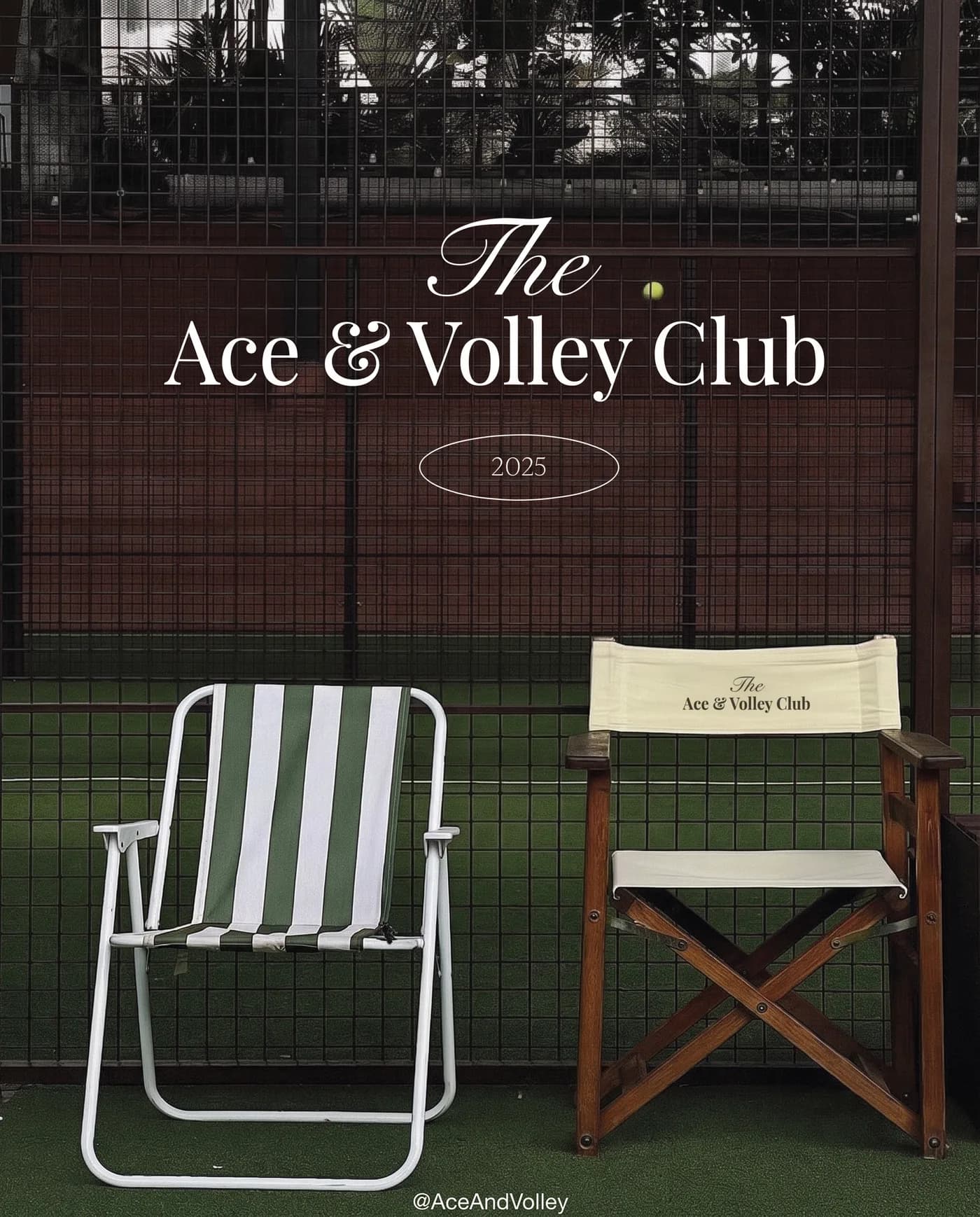 Ace & Volley Club — an Instagram post for The Ace & Volley Club