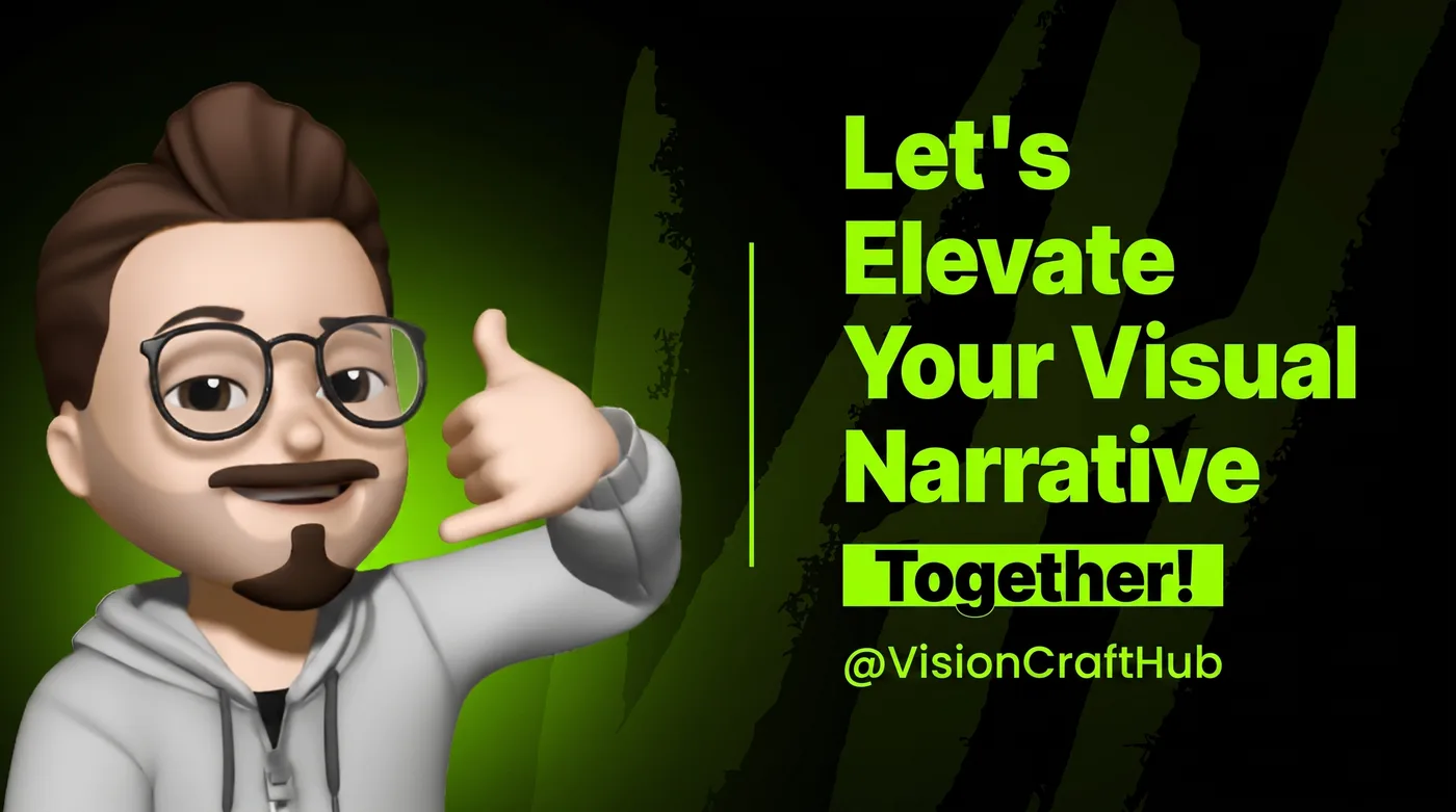 Elevate Visual Narrative — an Instagram post for VisionCraftHub
