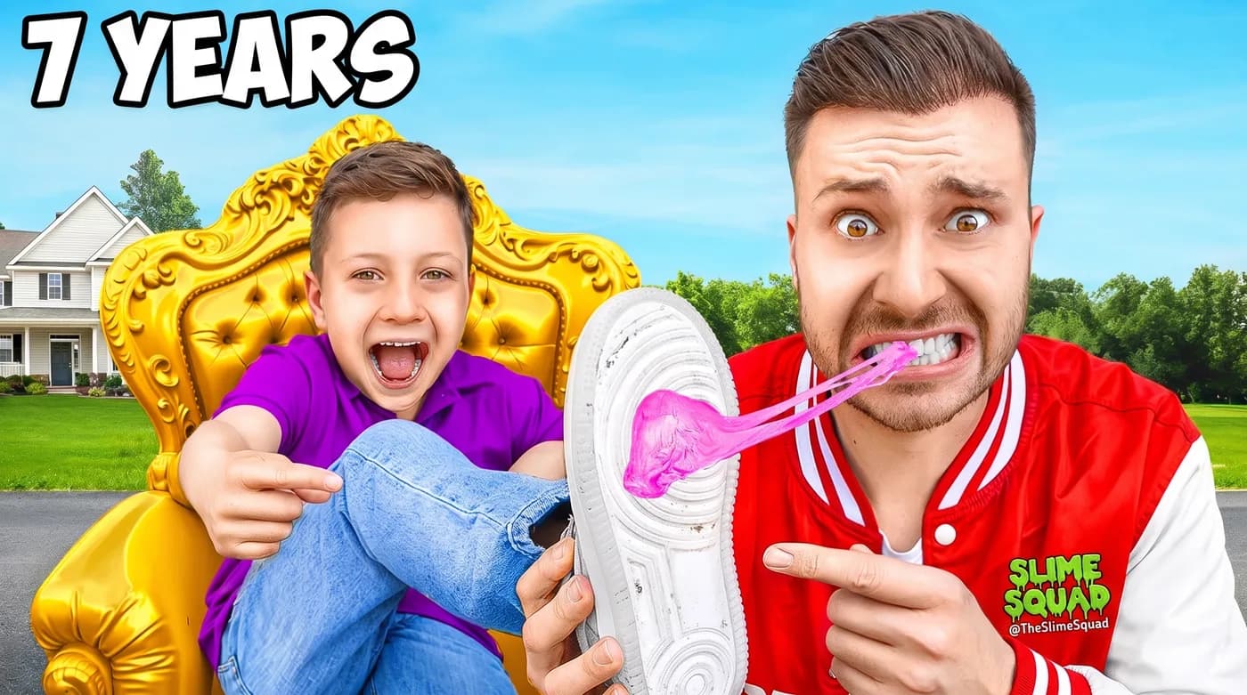 7 Years Slime Squad — an Instagram post for Slime Squad
