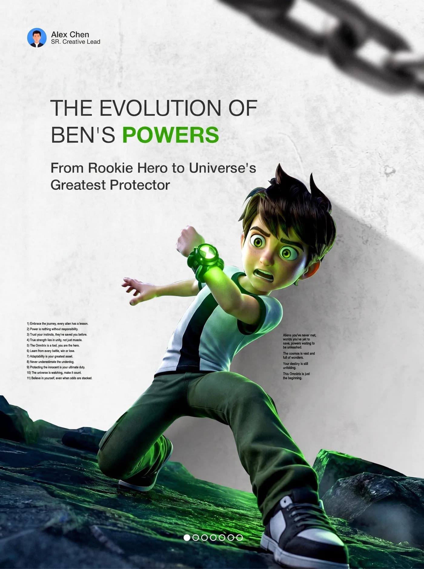 Ben's Powers Evolution — an Instagram post