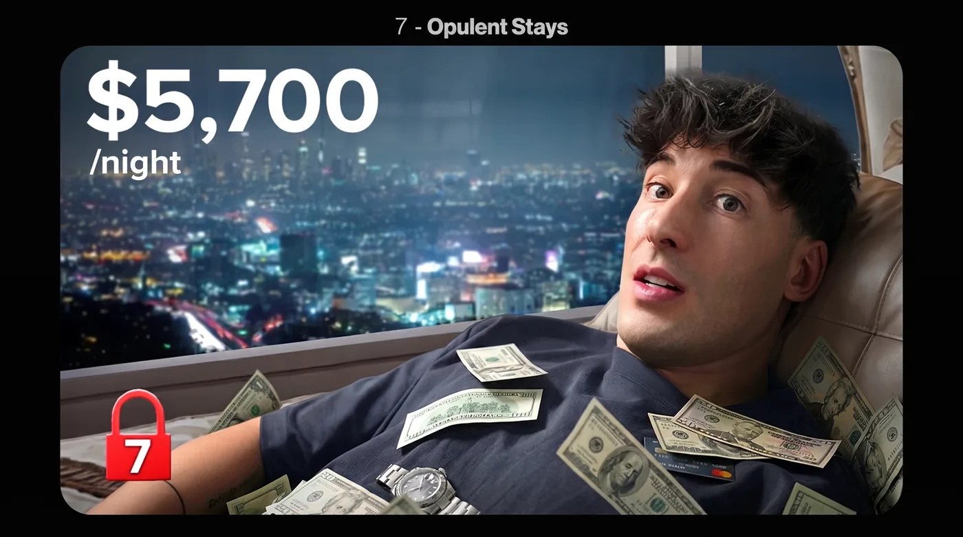 Opulent Stays Nightly Rate — an Instagram post for Opulent Stays