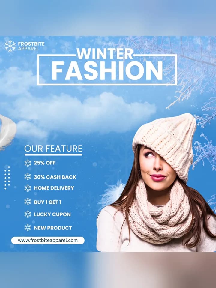 The same a frostbite apparel square post fitted whole to 1080 by 1440 pixels for Instagram