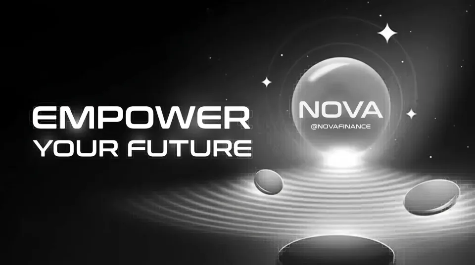 A Nova Finance landscape banner, as designed at 1400 by 781 pixels
